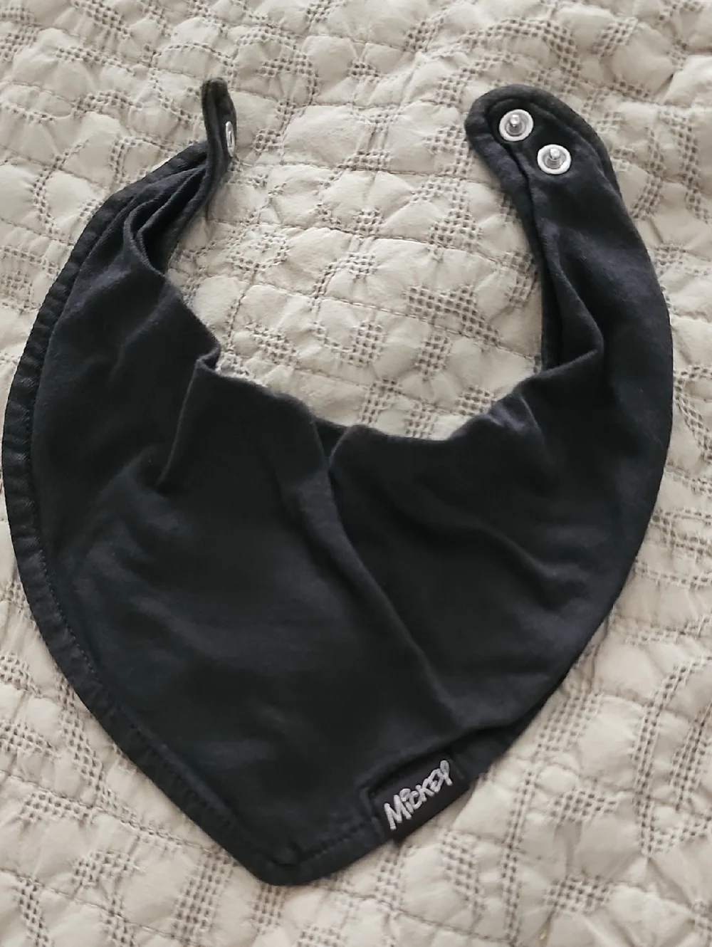 Black Disney Infant Bib